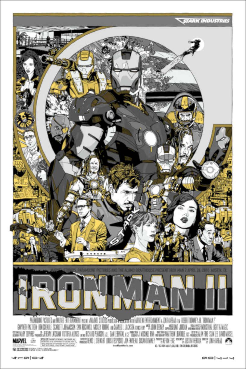 Iron Man 3 Vintage Retro Advert Poster A4 Photo Print