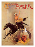 Irque Molier Circus Poster 1900 Vintage Retro Advert Poster A4 Photo Print