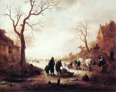 Isack van Ostade OstadeI 45Canal A4 Photo Print