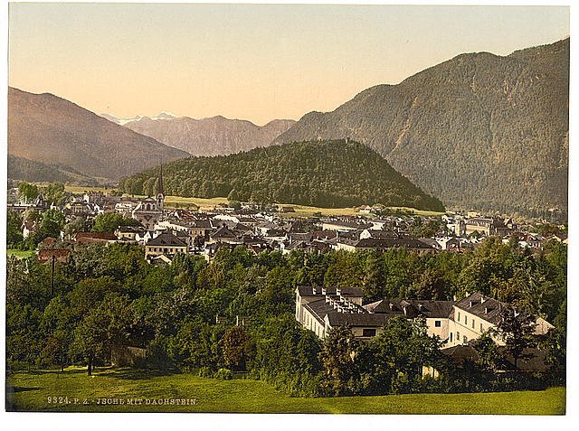 Ischl Upper Austria Vintage A4 Photo Print