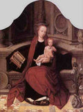 Isenbrant Adriaen Virgin And Child Enthroned A4 Photo Print
