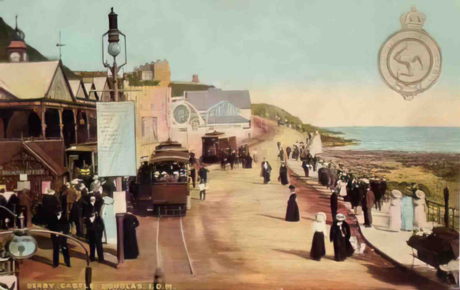 Isle of Man Douglas Derby Castle Terminus II Vintage A4 Photo Print