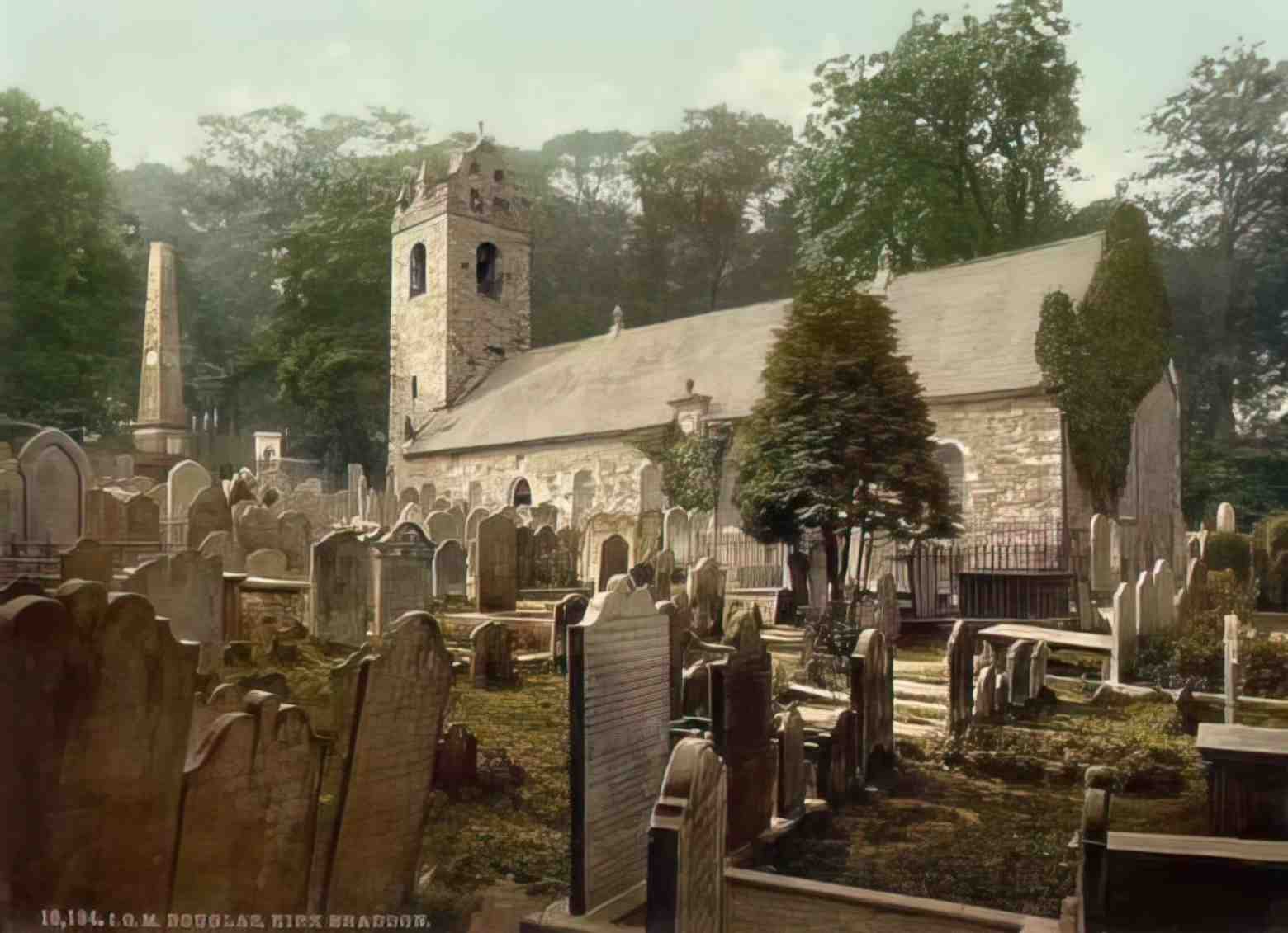 Isle of Man Douglas Kirk Braddon Vintage A4 Photo Print