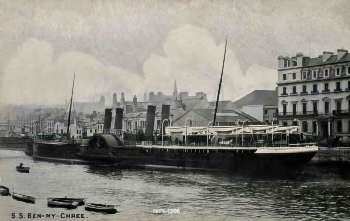 Isle of Man General SS BenMyChree Vintage A4 Photo Print