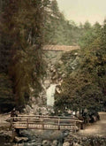 Isle of Man Glen Helen Waterfall Vintage A4 Photo Print