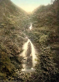 Isle of Man Laxey Doon Glen Fall Vintage A4 Photo Print