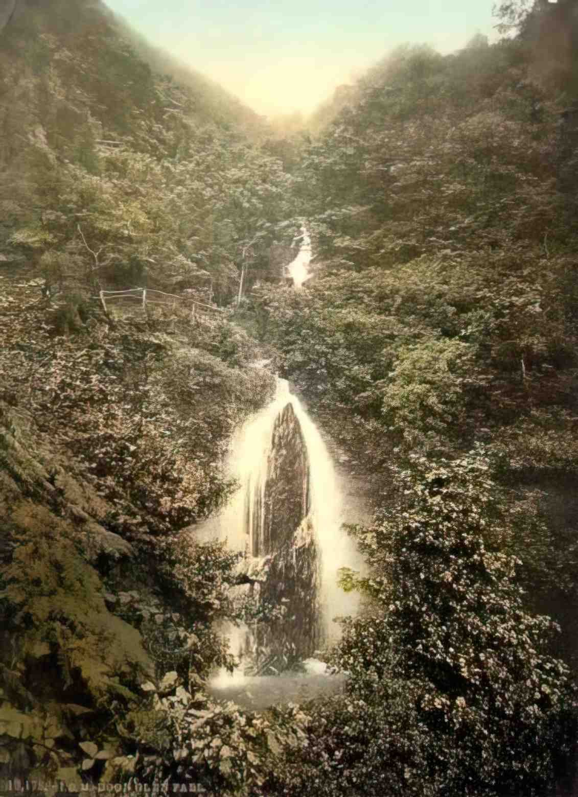 Isle of Man Laxey Doon Glen Fall Vintage A4 Photo Print
