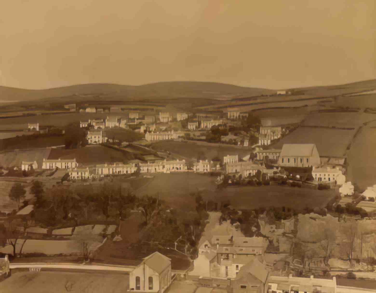 Isle of Man Laxey II Vintage A4 Photo Print