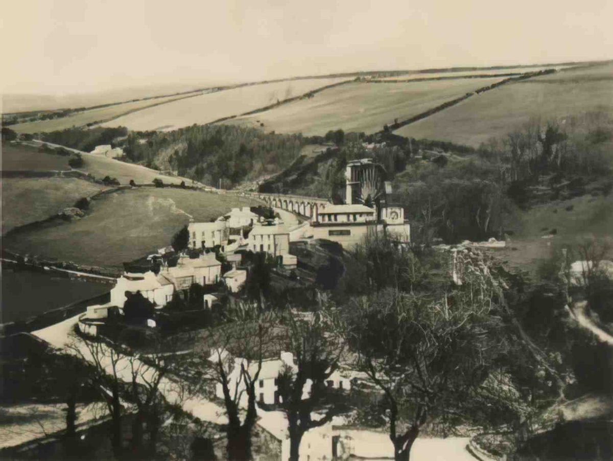 Isle of Man Laxey Laxey Wheel in the 1920s Vintage A4 Photo Print