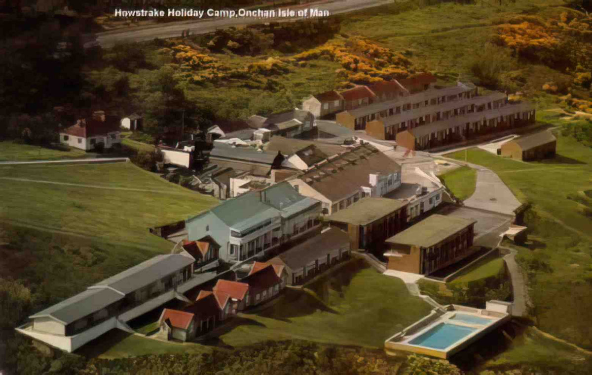 Isle of Man Onchan Howstrake Holiday Camp Vintage A4 Photo Print