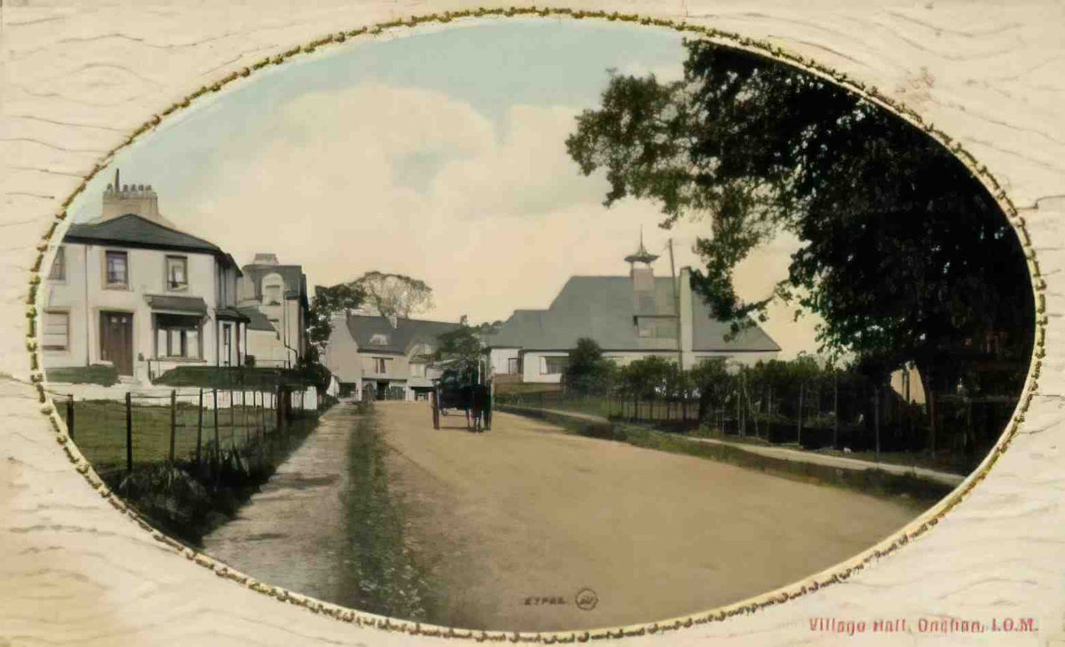 Isle of Man Onchan Village Hall Vintage A4 Photo Print