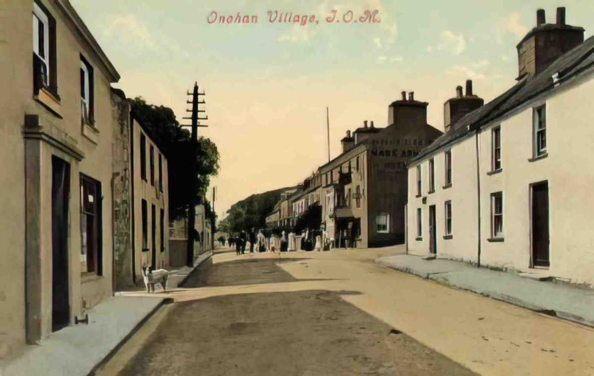 Isle of Man Onchan Village Vintage A4 Photo Print
