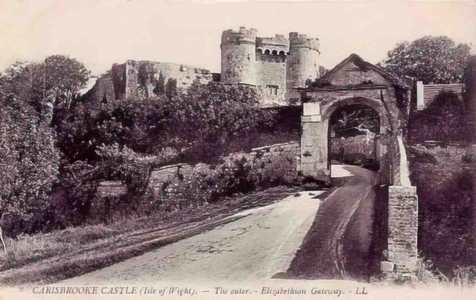 Isle of Wight Carisbrooke Castle II 1900s Vintage A4 Photo Print