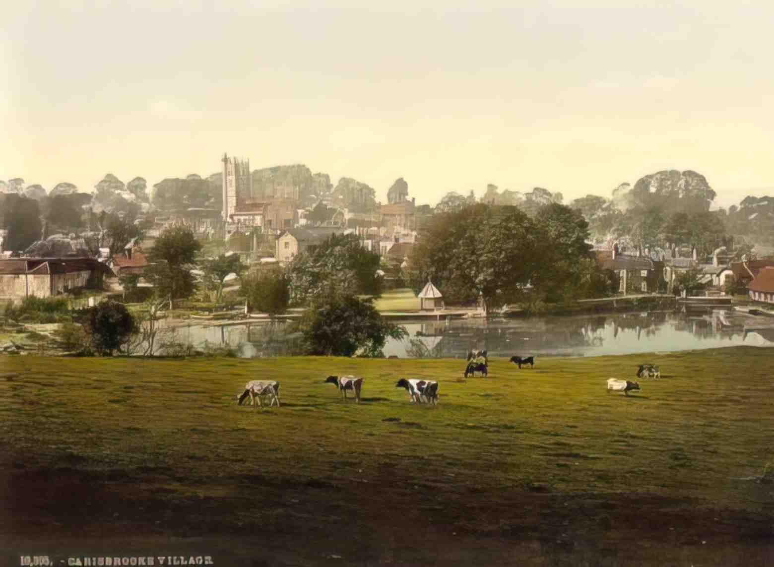 Isle of Wight Carisbrooke Vintage A4 Photo Print