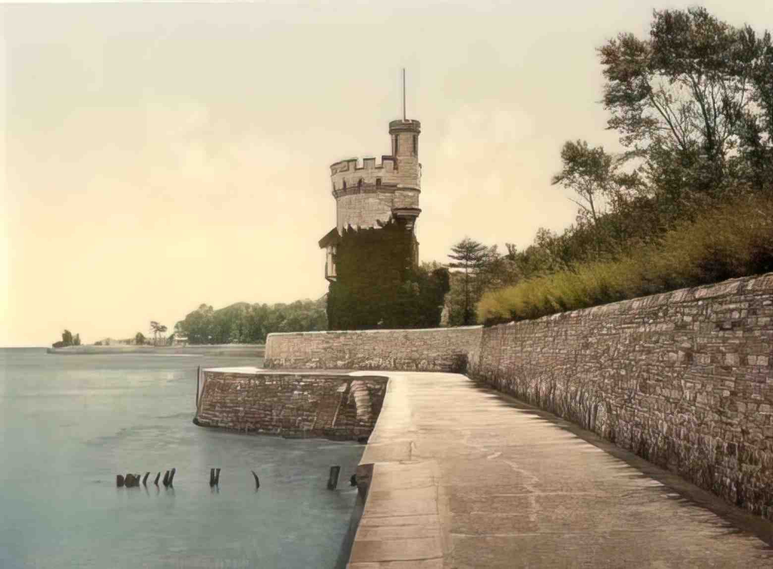 Isle of Wight Ryde Apley Tower Vintage A4 Photo Print