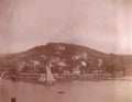 Isle of Wight Sailing Boat and Harbour Vintage A4 Photo Print