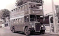 Isle of Wight Sandown Double Decker Bus 1950s Vintage A4 Photo Print