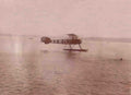 Isle of Wight Sea Biplane Vintage A4 Photo Print