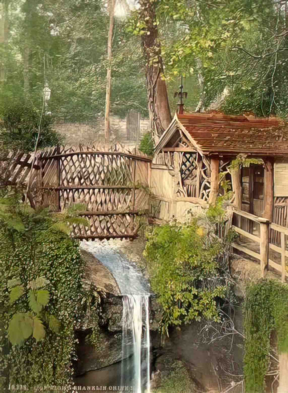 Isle of Wight Shanklin Chine Vintage A4 Photo Print