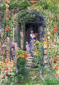 Isles of Shoals Garden by Hassam Impressionism American A4 Photo Print