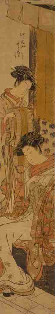 Isoda Koryusai active 1764 1788 Yotsumeya Nishikigi c1775 8 A4 Photo Print