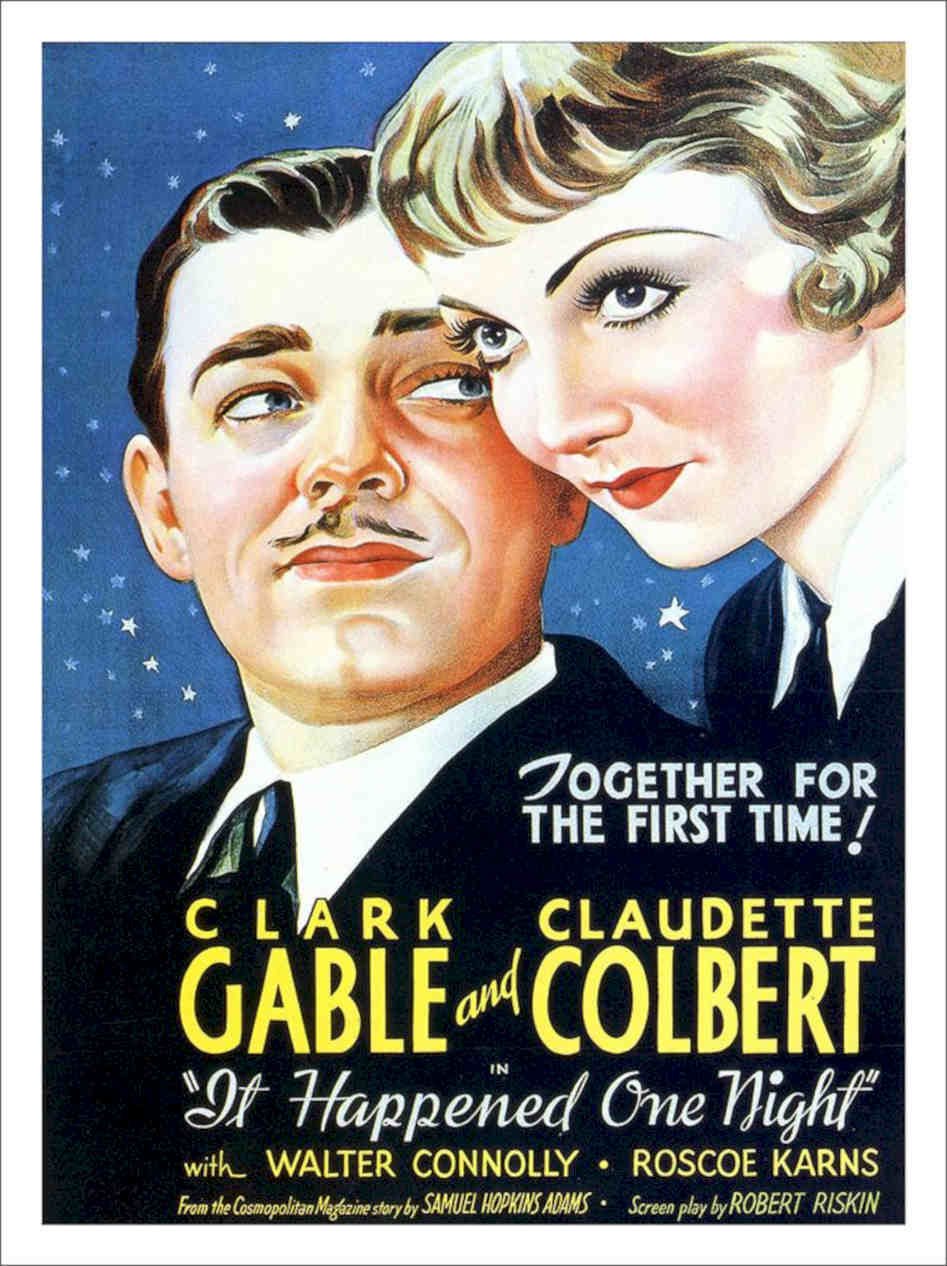 It Happened One Night Vintage Retro Advert Poster A4 Photo Print