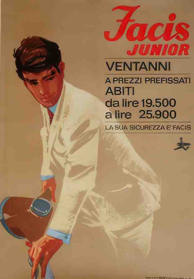 Italian 01324 Vintage Advert A4 Photo Print