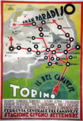 Italian 01334 Vintage Advert A4 Photo Print