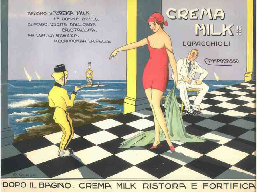 Italian 01844 Vintage Advert A4 Photo Print