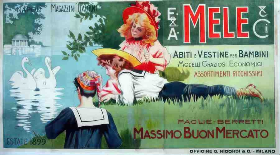 Italian 02099 Vintage Advert A4 Photo Print