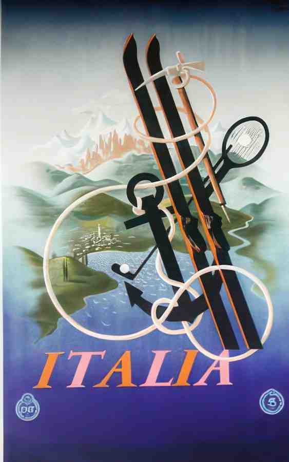 Italian 05072 Vintage Advert A4 Photo Print