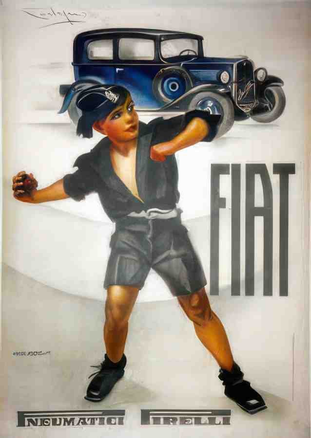 Italian 06244 Vintage Advert A4 Photo Print