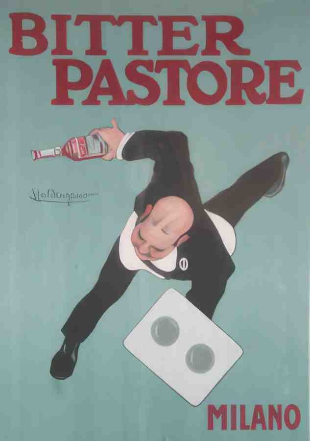 Italian 09718 Vintage Advert A4 Photo Print