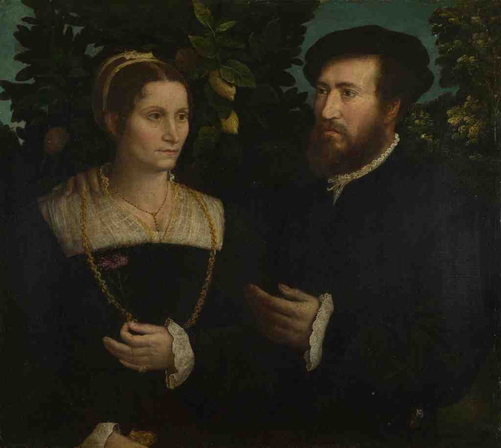 Italian A Man and his Wife A4 Photo Print