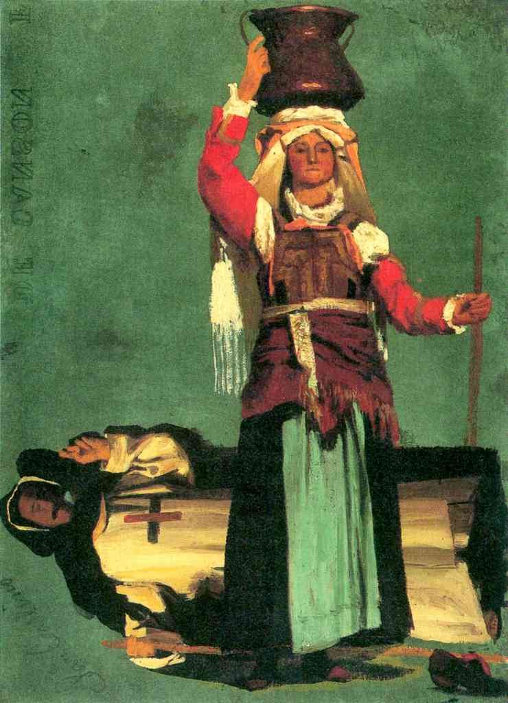 Italian Costume Studies Bierstadt A4 Photo Print