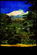Italian Italy 036000 Southern Alps, Mount Aspiring National Park A4 Limited Edition Watercolour Print