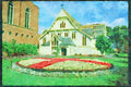 Italian Italy 036102 Old Cathedral Church, Parnell A4 Limited Edition Watercolour Print