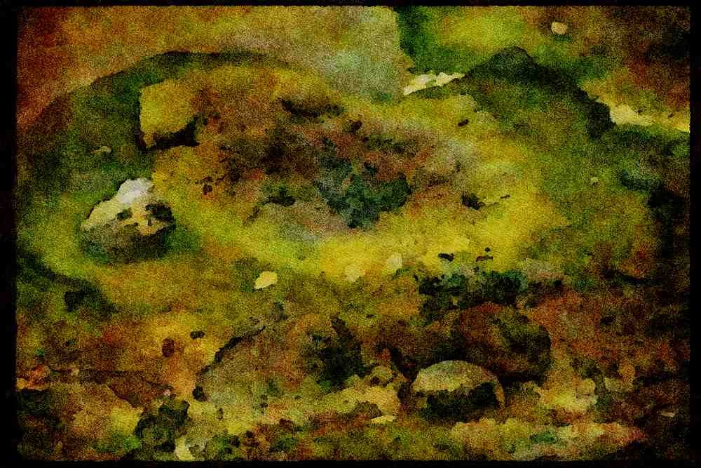 Italian Italy 036127 Waimangu Valley Thermal Area A4 Limited Edition Watercolour Print