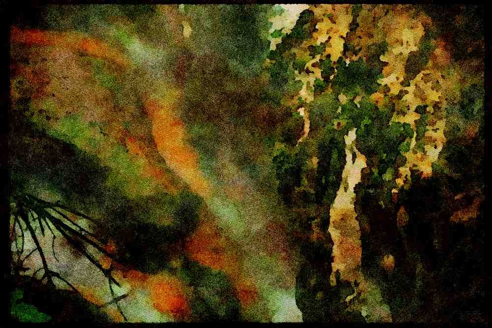 Italian Italy 036129 Waimangu Valley Thermal Area A4 Limited Edition Watercolour Print