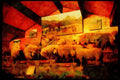 Italian Italy 036132 The Agrodome, Rotorua A4 Limited Edition Watercolour Print