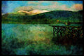Italian Italy 036149 Lake Te Anau A4 Limited Edition Watercolour Print