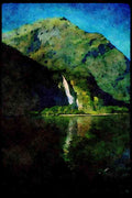 Italian Italy 036157 Milford Sound A4 Limited Edition Watercolour Print