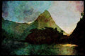 Italian Italy 036161 Mitre Peak, Milford A4 Limited Edition Watercolour Print