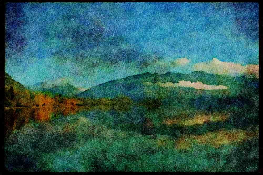 Italian Italy 036168 Lake Wanaka A4 Limited Edition Watercolour Print