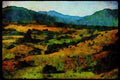 Italian Italy 036170 View Of Wanaka From Mt. Iron A4 Limited Edition Watercolour Print