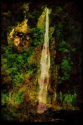 Italian Italy 036175 Thunder Creek Falls A4 Limited Edition Watercolour Print