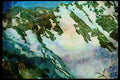 Italian Italy 036179 The Southern Alps A4 Limited Edition Watercolour Print