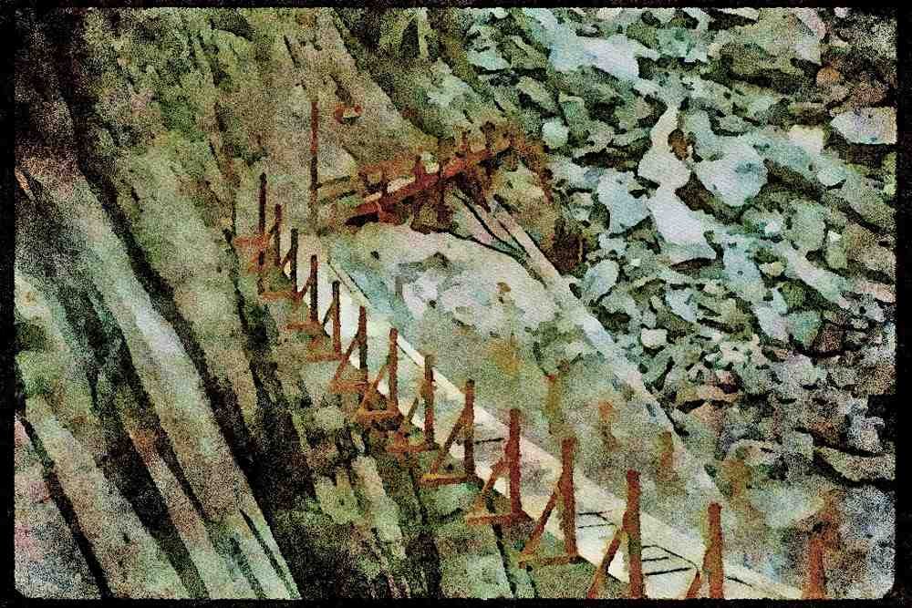 Italian Italy 036198 Hokitika River A4 Limited Edition Watercolour Print