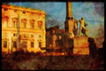 Italian Italy 111009 Piazza Del Quirinale, Rome A4 Limited Edition Watercolour Print
