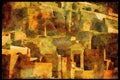 Italian Italy 111020 Ruins, Roman Forum A4 Limited Edition Watercolour Print